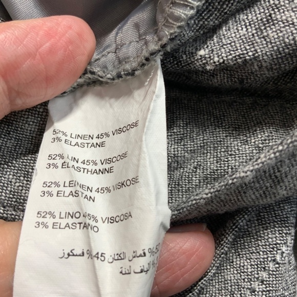 IN EVERY STORY Linen Blend 6” Pleated Shorts w/ Side Pockets; Belt Loops Sz 20 - Picture 9 of 10